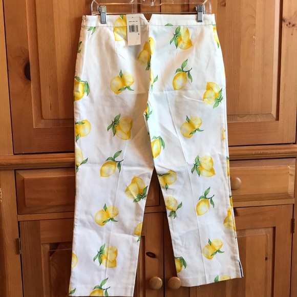 NWT Tommy Hilfiger Lemon Capris - Picture 3 of 8